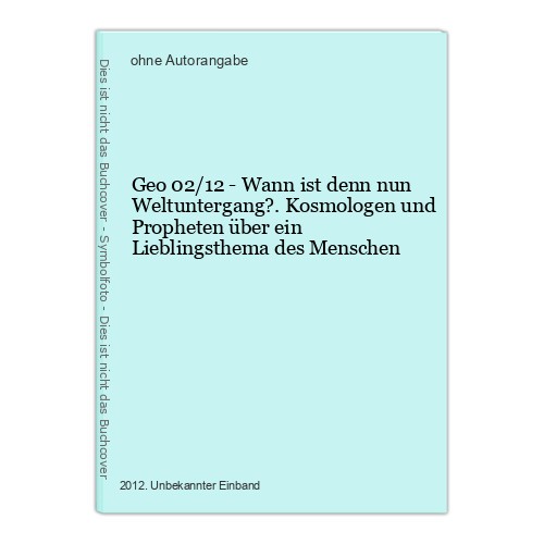 Geo wann ist denn - 02/12,